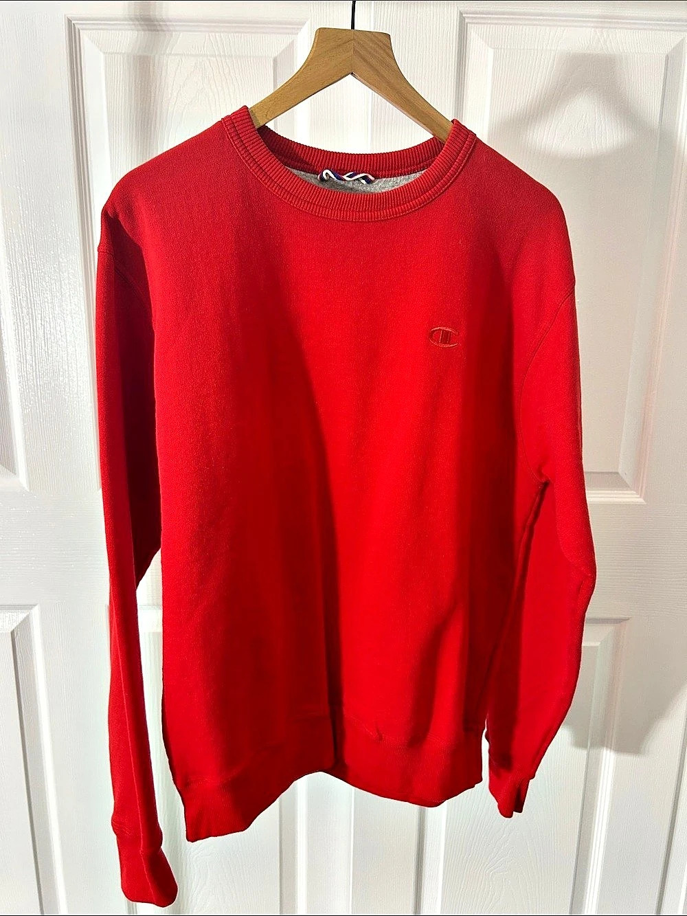 Champion Authentic Athleticwear Red Crewneck Sweatshirt